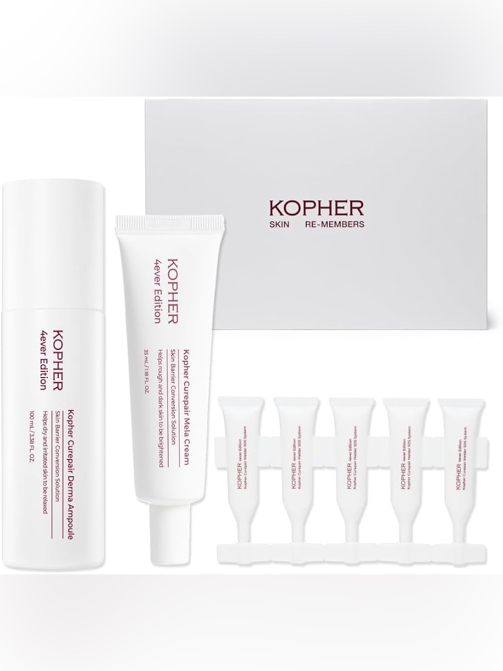 Kopher Barrier Repair Trio | Peptide & Niacinamide Skincare Set